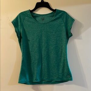 Champion DuoDry Green Fitted Short Sleeve Tee